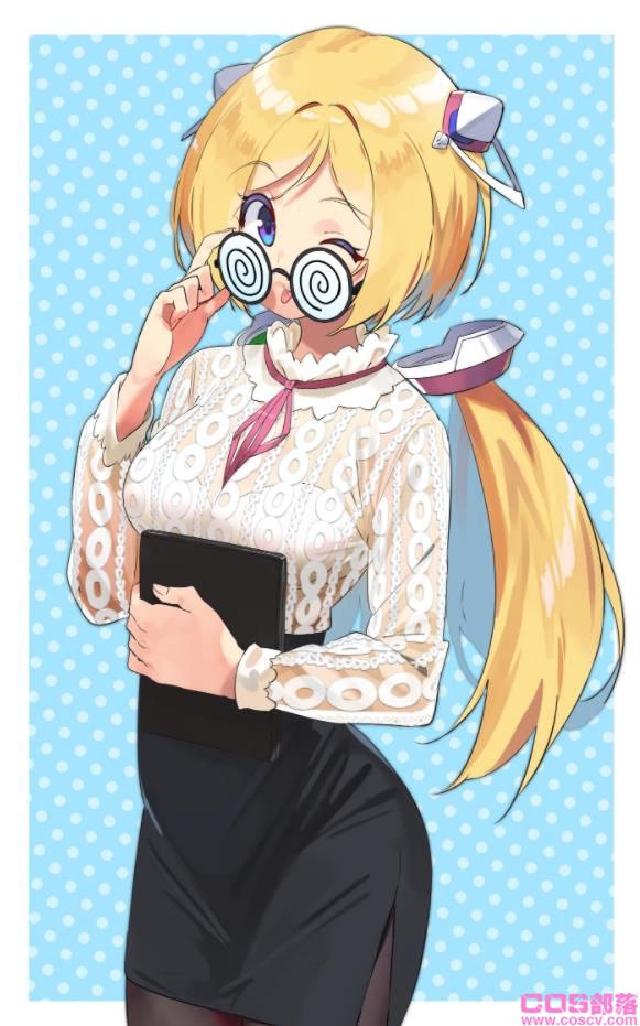 [Pixiv精选]再看仔细点。「手托眼镜」插画特辑(图6)