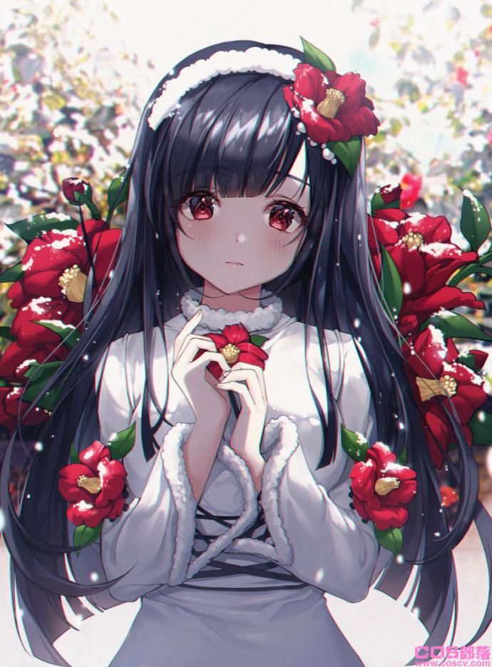 [Pixiv精选]一起度过这寒冷的季节吧。「冬季花朵」插画特辑(图3)