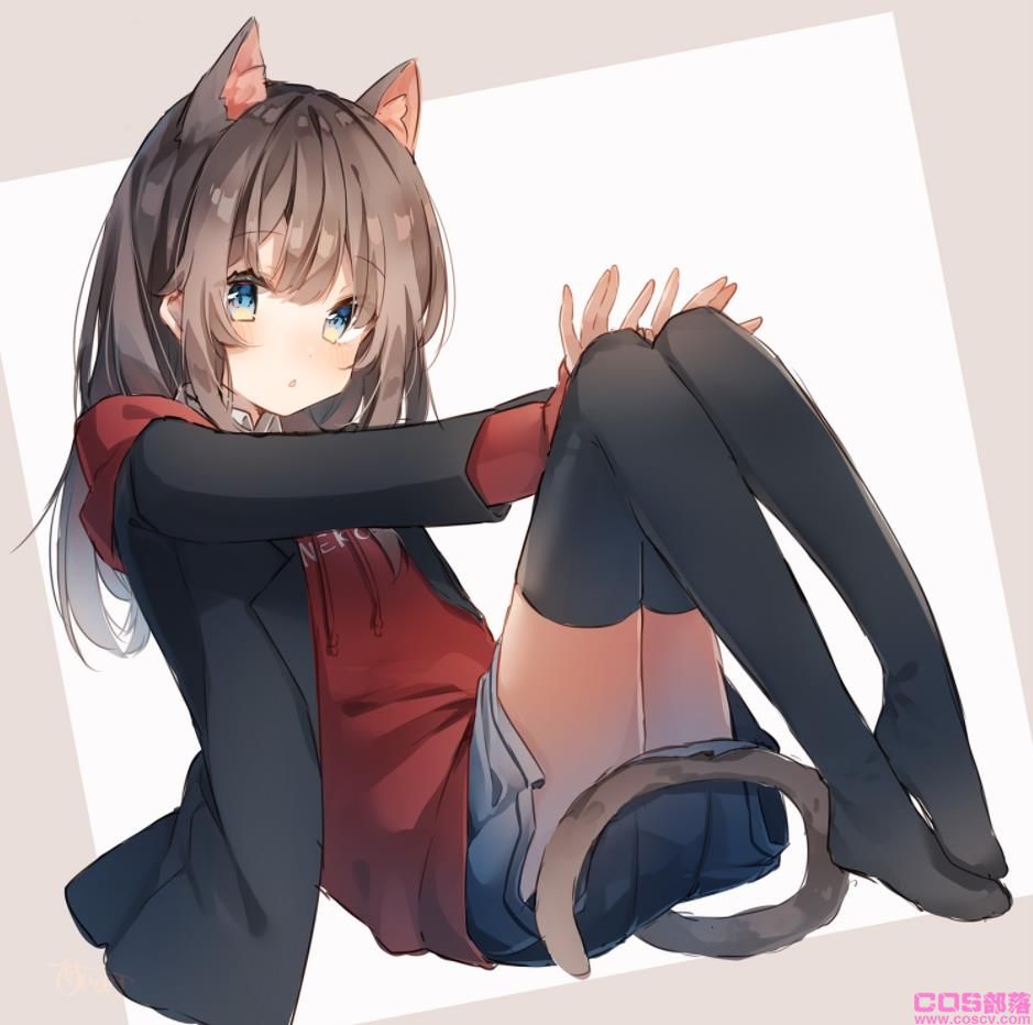 [Pixiv精选]毛绒绒！兽耳×连帽衫特辑(图4)