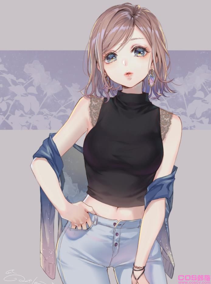[Pixiv精选]小露香肩♡无袖服装特辑(图1)