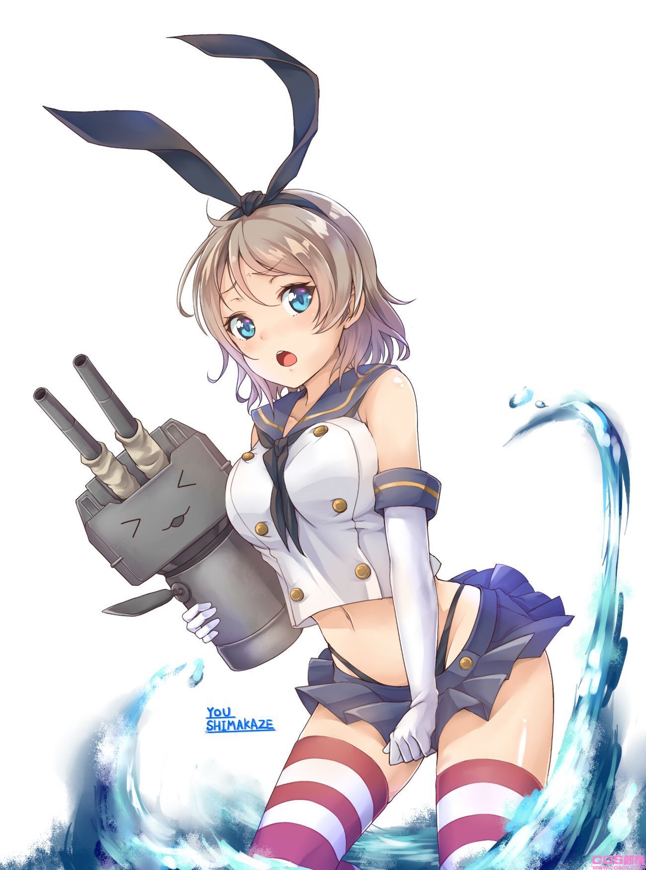 夏日清凉制服动漫美少女(图2)
