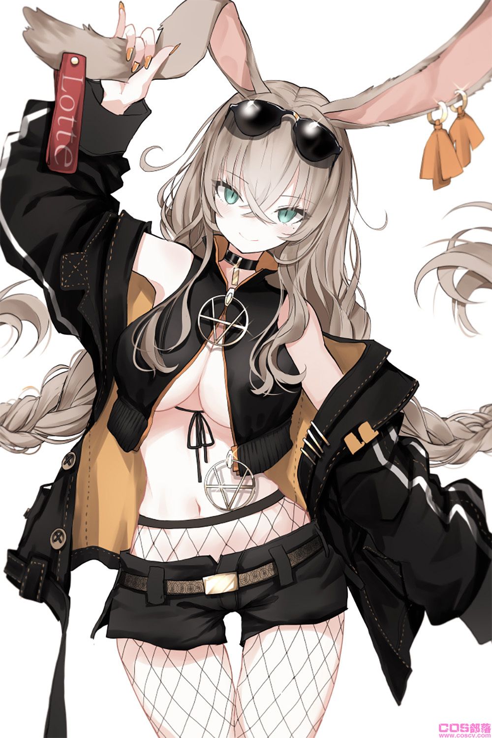 [Pixiv精选]不加掩饰的性感♡渔网袜插画特辑(图1)