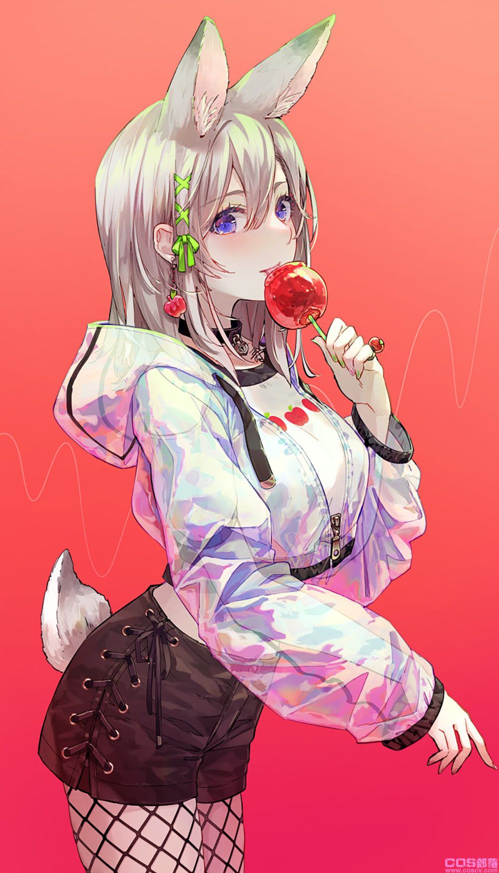 [Pixiv精选]不加掩饰的性感♡渔网袜插画特辑(图9)