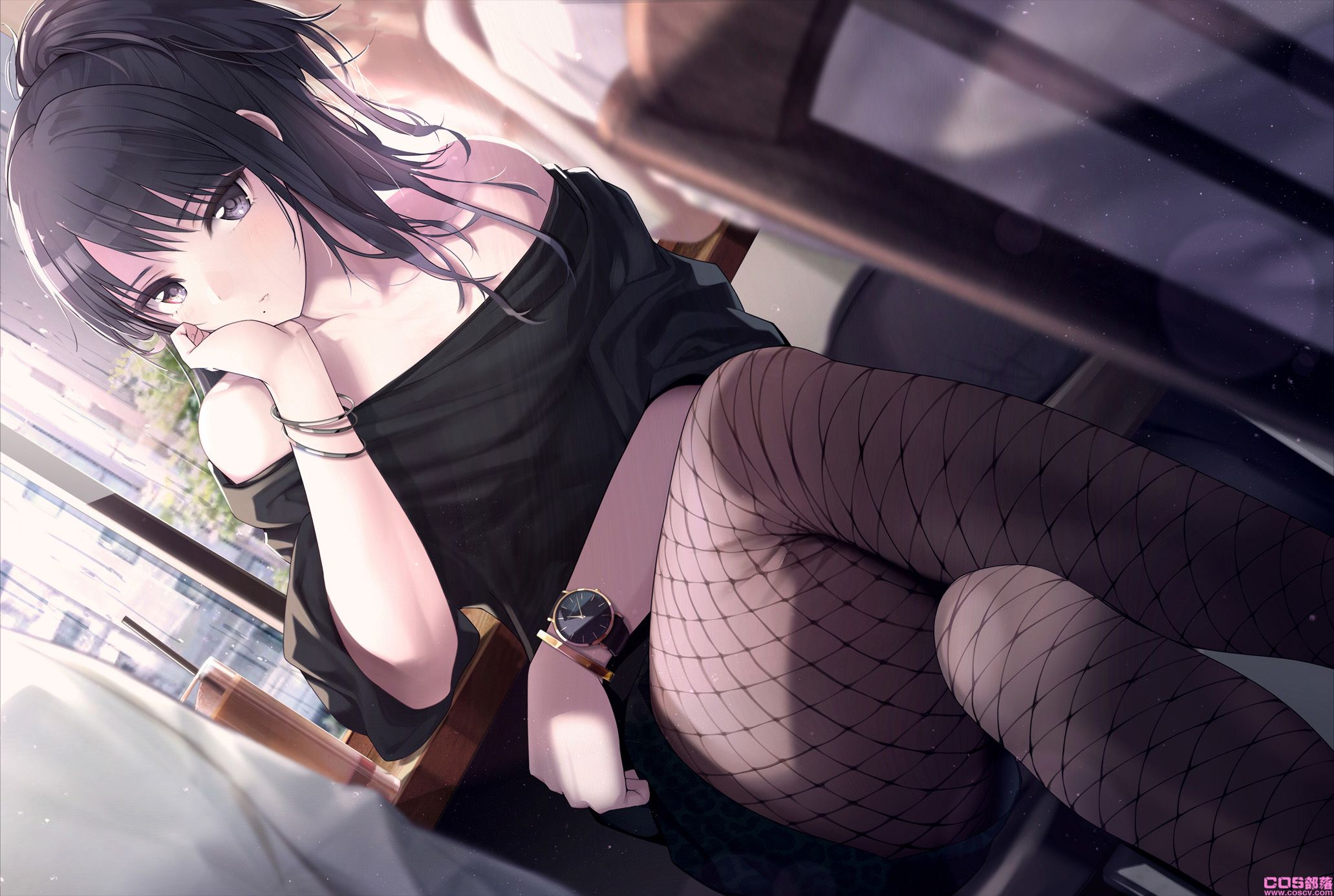 [Pixiv精选]不加掩饰的性感♡渔网袜插画特辑(图11)