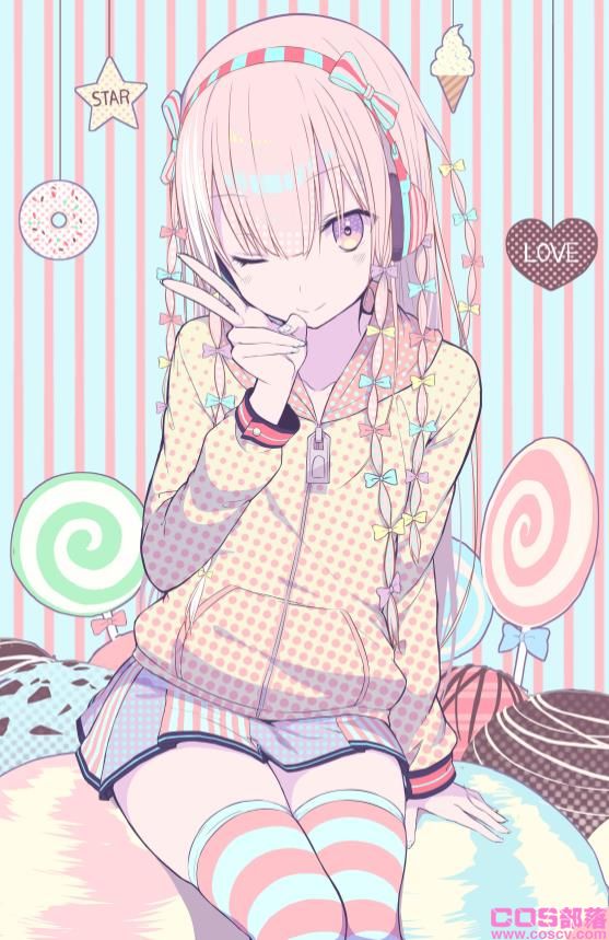 [Pixiv精选]元气V字！剪刀手插画特辑(图5)