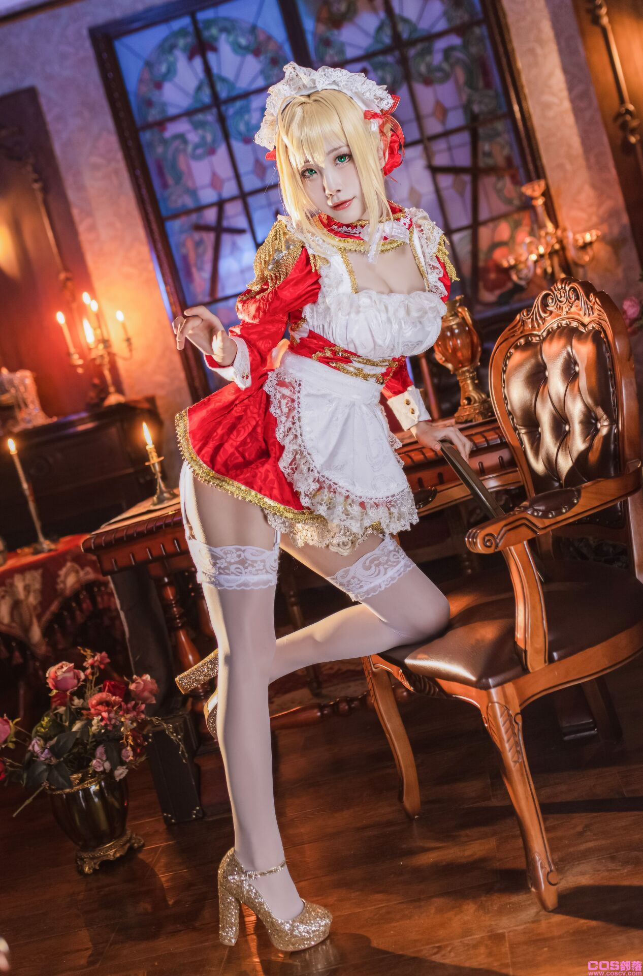 尼禄 yd同人女仆Cosplay【25P】(图2)
