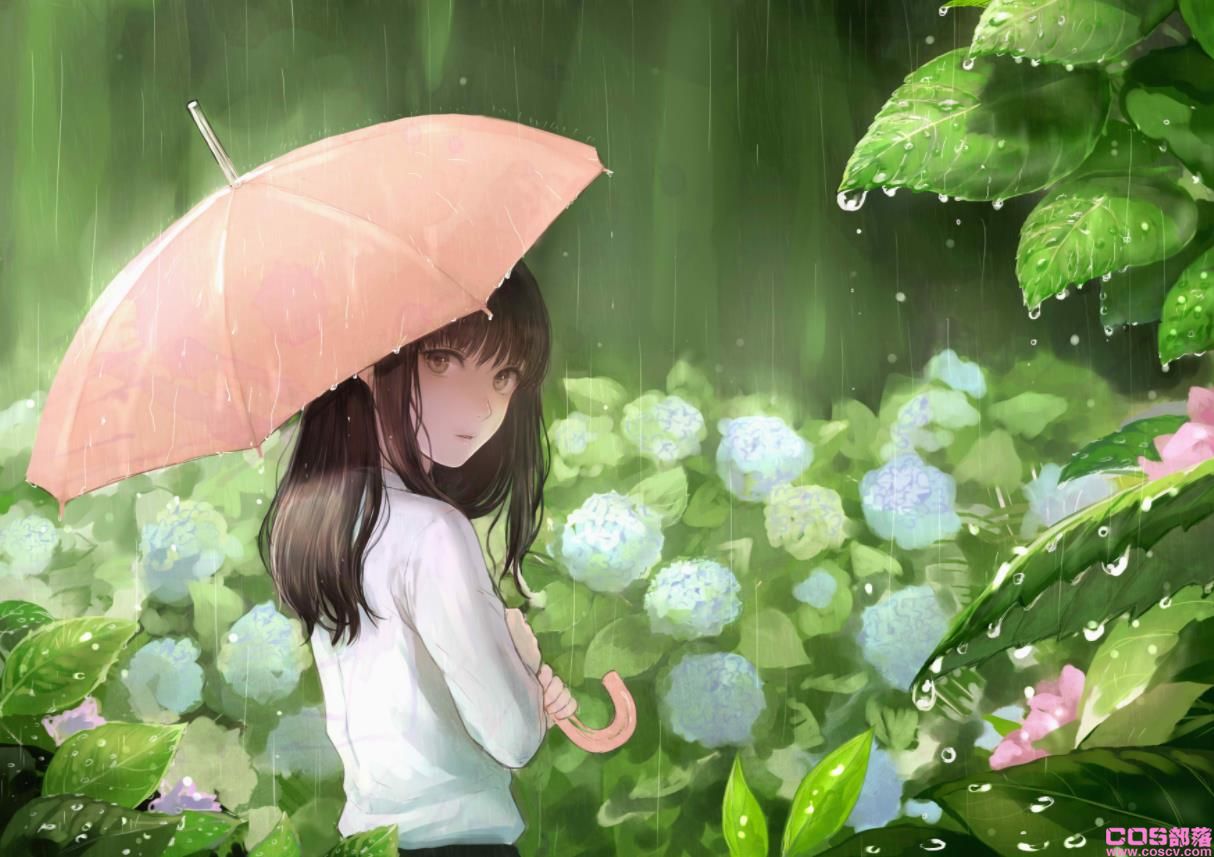 [Pixiv精选]佳人回眸，怦然心动。回首美人插画特辑(图7)