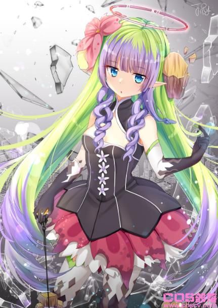 [Pixiv精选]挑战艳丽发色！渐变发色插画特辑(图2)