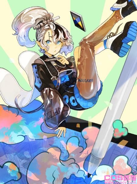 [Pixiv精选]挑战艳丽发色！渐变发色插画特辑(图7)