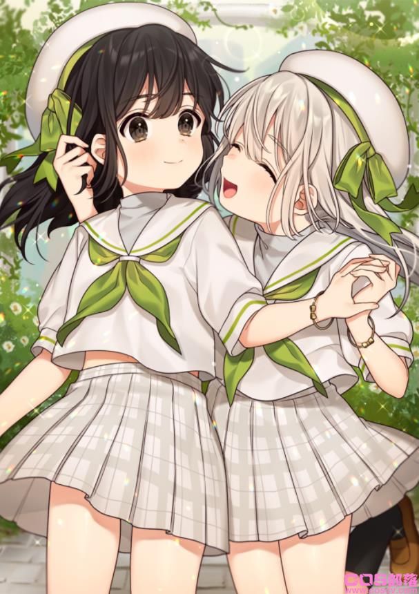 [Pixiv精选]你更爱哪款？黑VS白水手服插画特辑(图6)