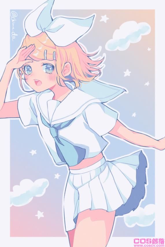 [Pixiv精选]你更爱哪款？黑VS白水手服插画特辑(图10)