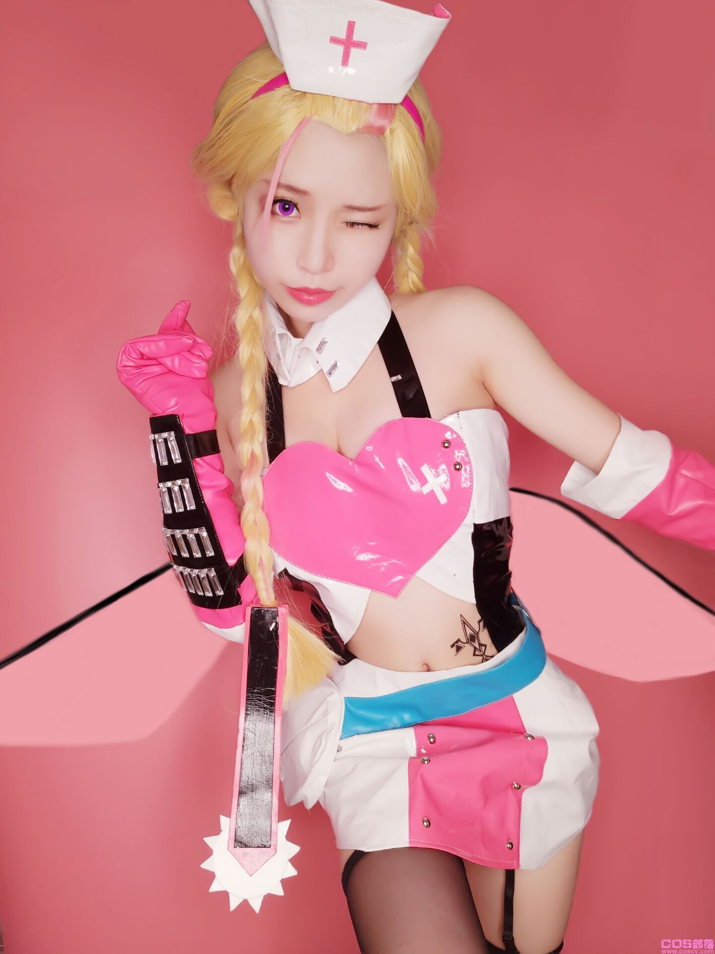 《嗜谎之神》幽丽护士装cosplay君Cn：白易子(图5)