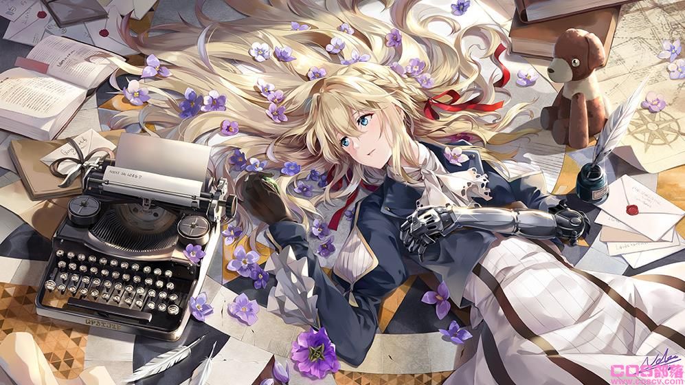 [Pixiv精选]闪烁着神秘的秀发。白金发色插画特辑(图12)