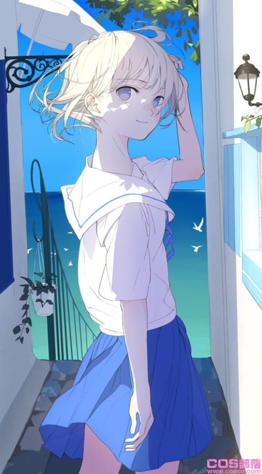 [Pixiv精选]闪烁着神秘的秀发。白金发色插画特辑(图10)
