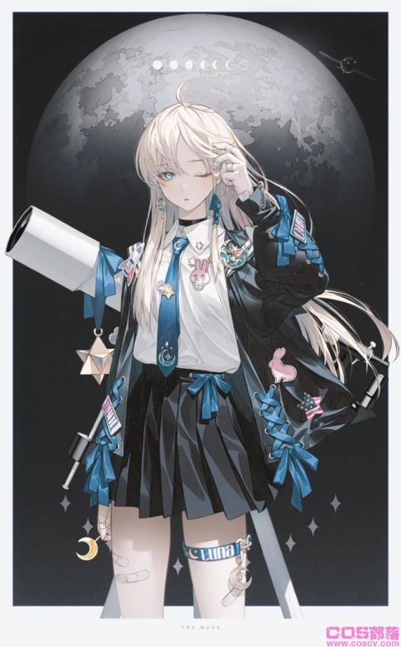 [Pixiv精选]闪烁着神秘的秀发。白金发色插画特辑(图8)