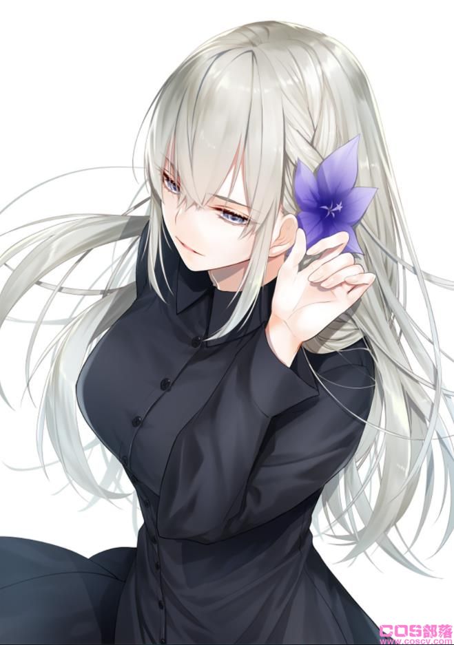 [Pixiv精选]闪烁着神秘的秀发。白金发色插画特辑(图7)