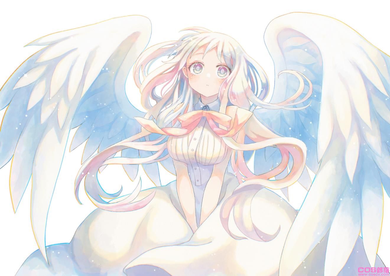 [Pixiv精选]舒展纯白的羽翼。天使插画特辑(图6)