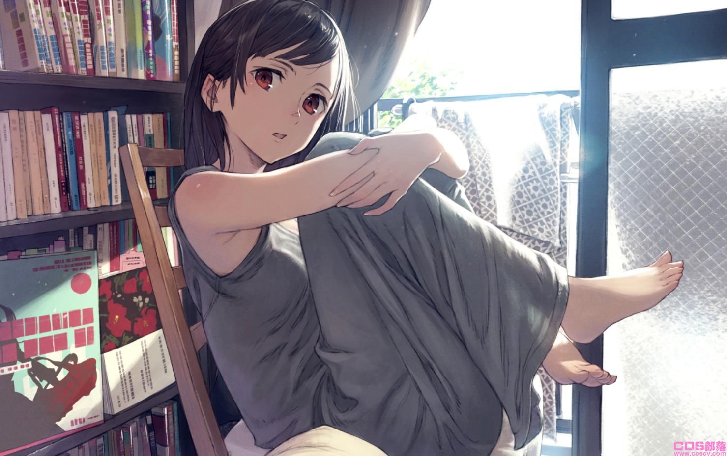 [Pixiv精选]感受阳光。窗边插画特辑(图9)