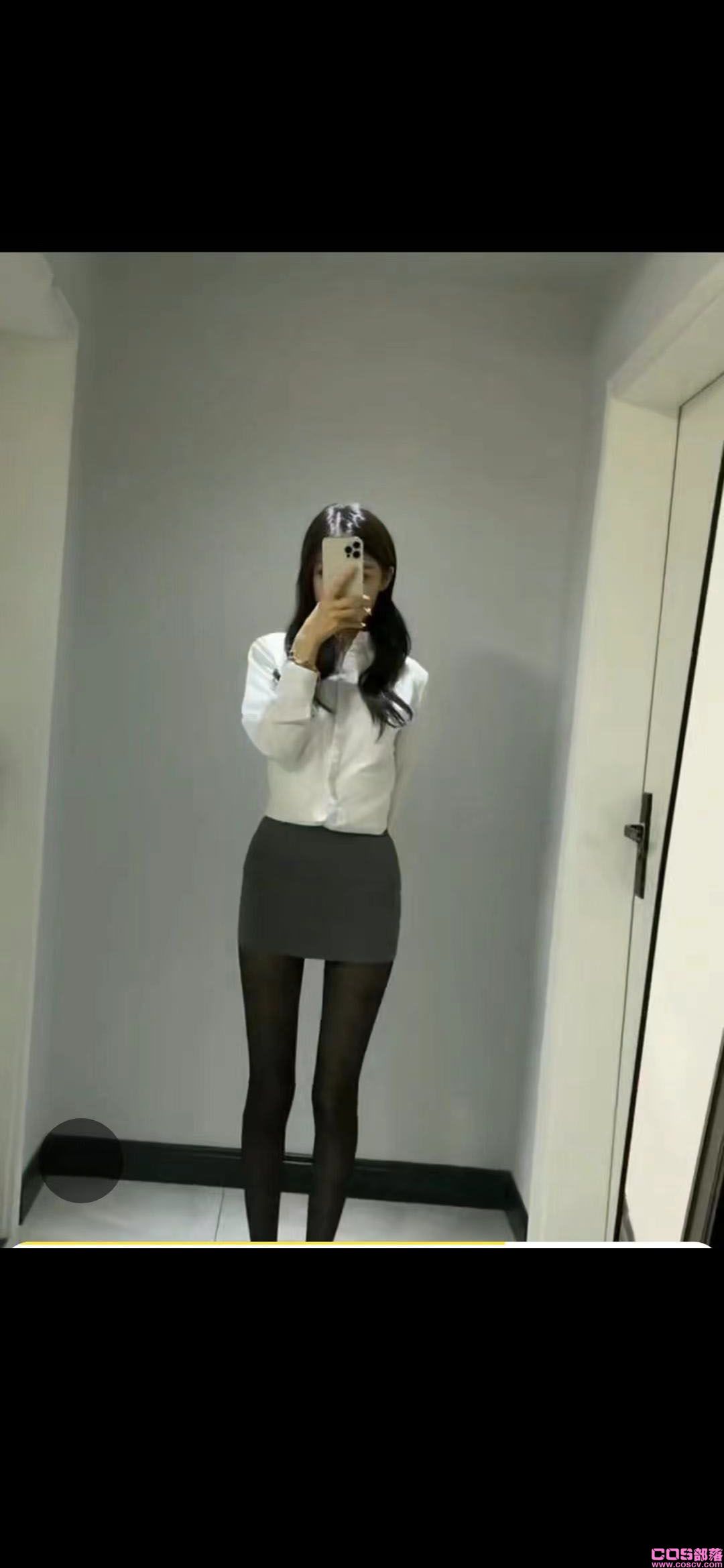 夏季女新款修身白色衬衫(图3)