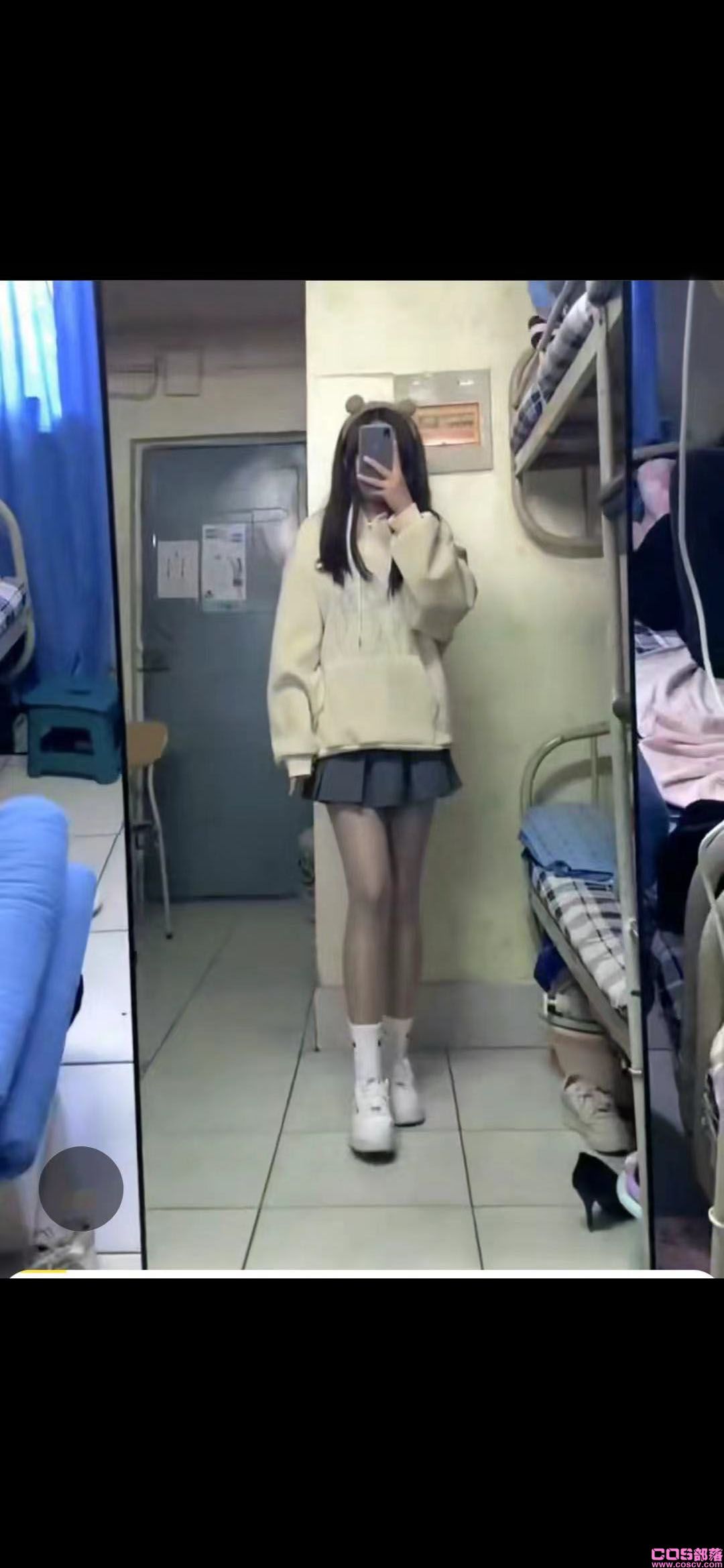 春季韩版女中长款卫衣(图2)