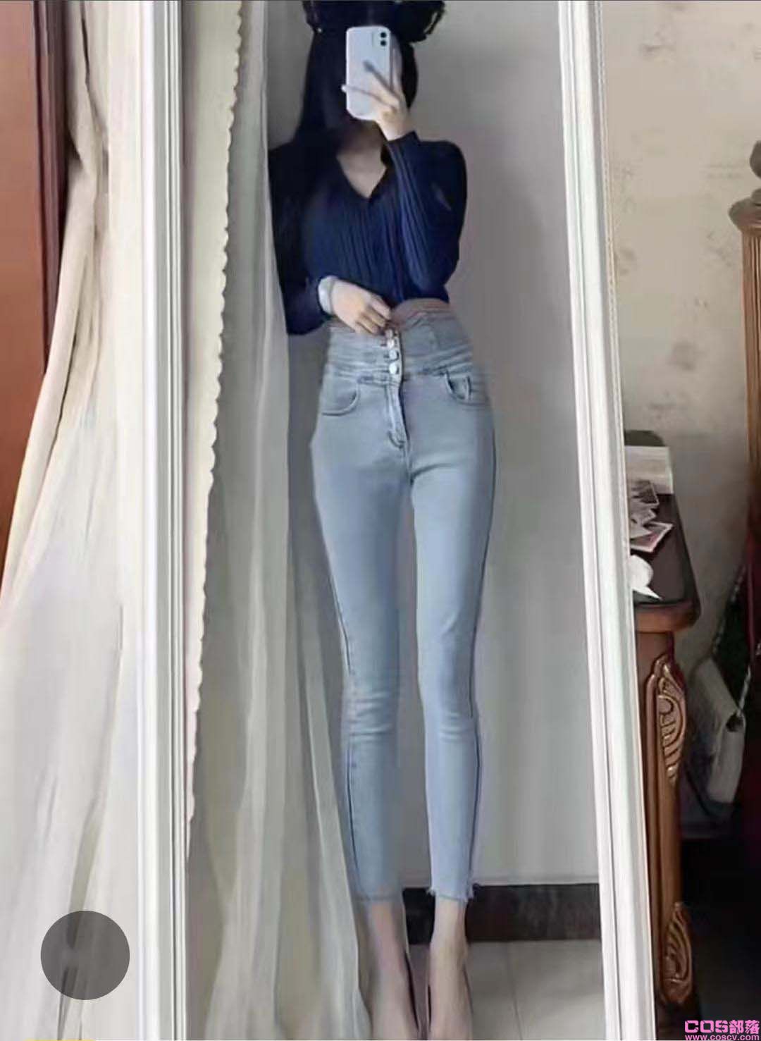 春秋季女牛仔裤(图3)
