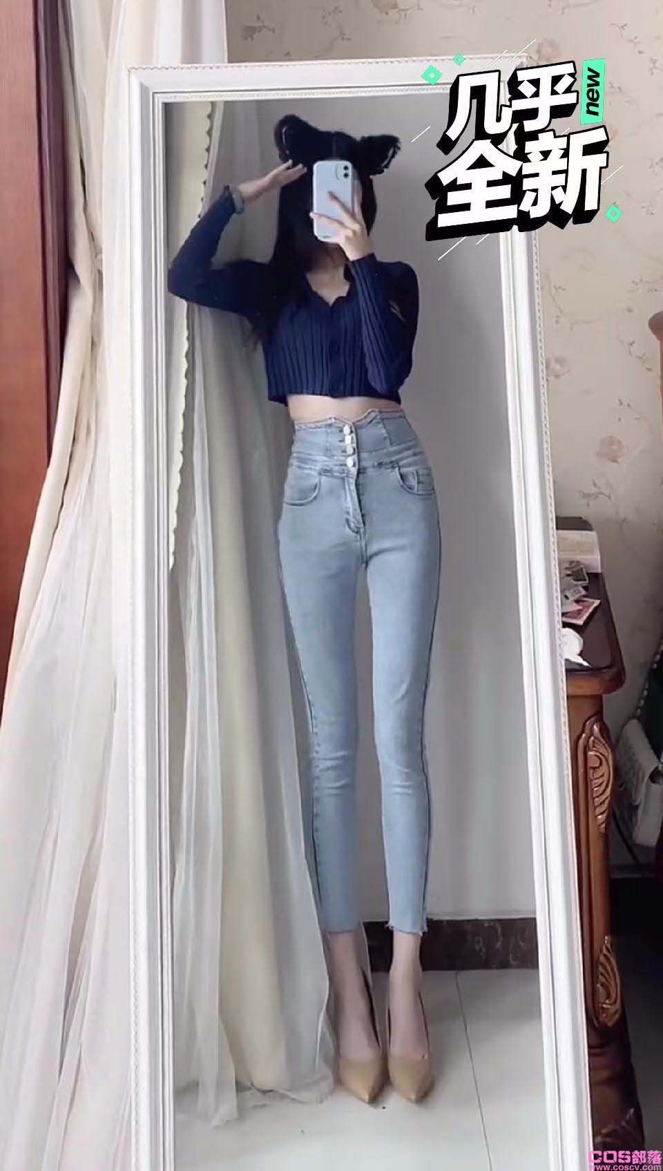 春秋季女牛仔裤(图1)