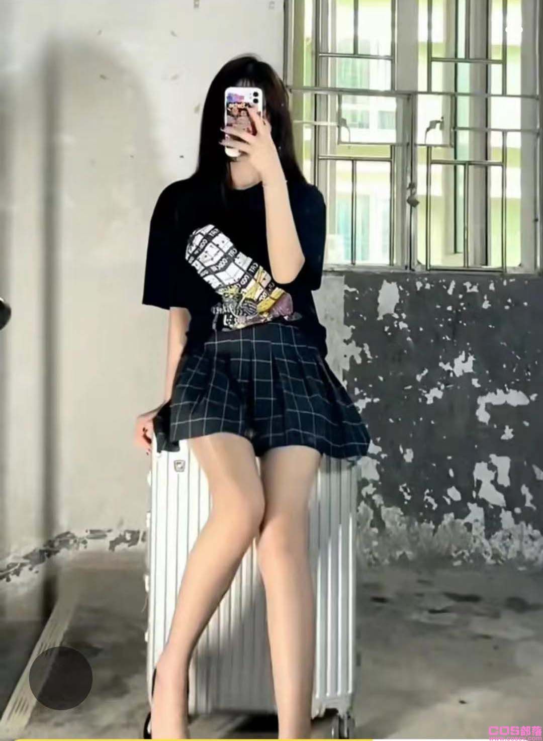夏季女半身格子裙(图3)