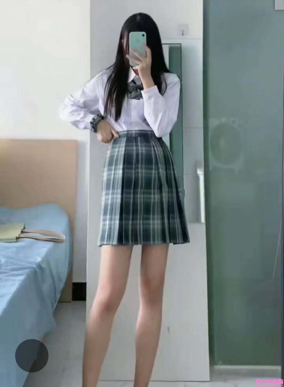 春秋季女格子裙(图3)