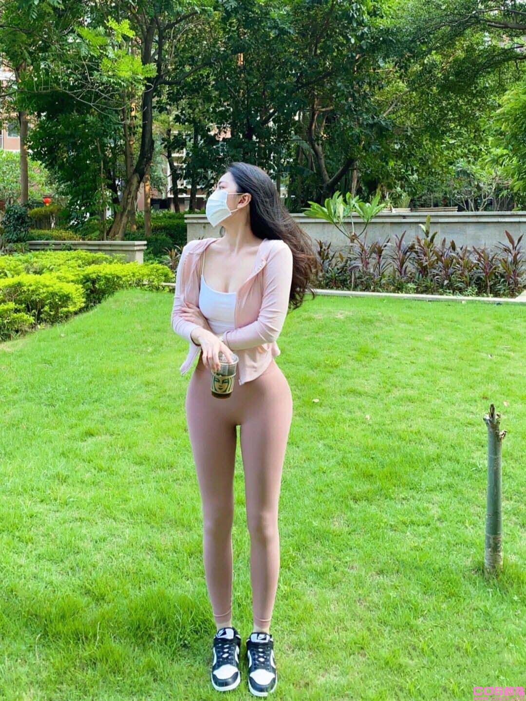 范斯蒂克健身裤女高腰提臀显瘦紧身弹力长裤跑步运动透气瑜伽裤(图4)