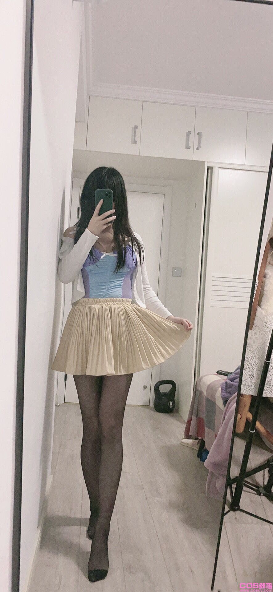 nakiss衬衫紫色吊带(图2)