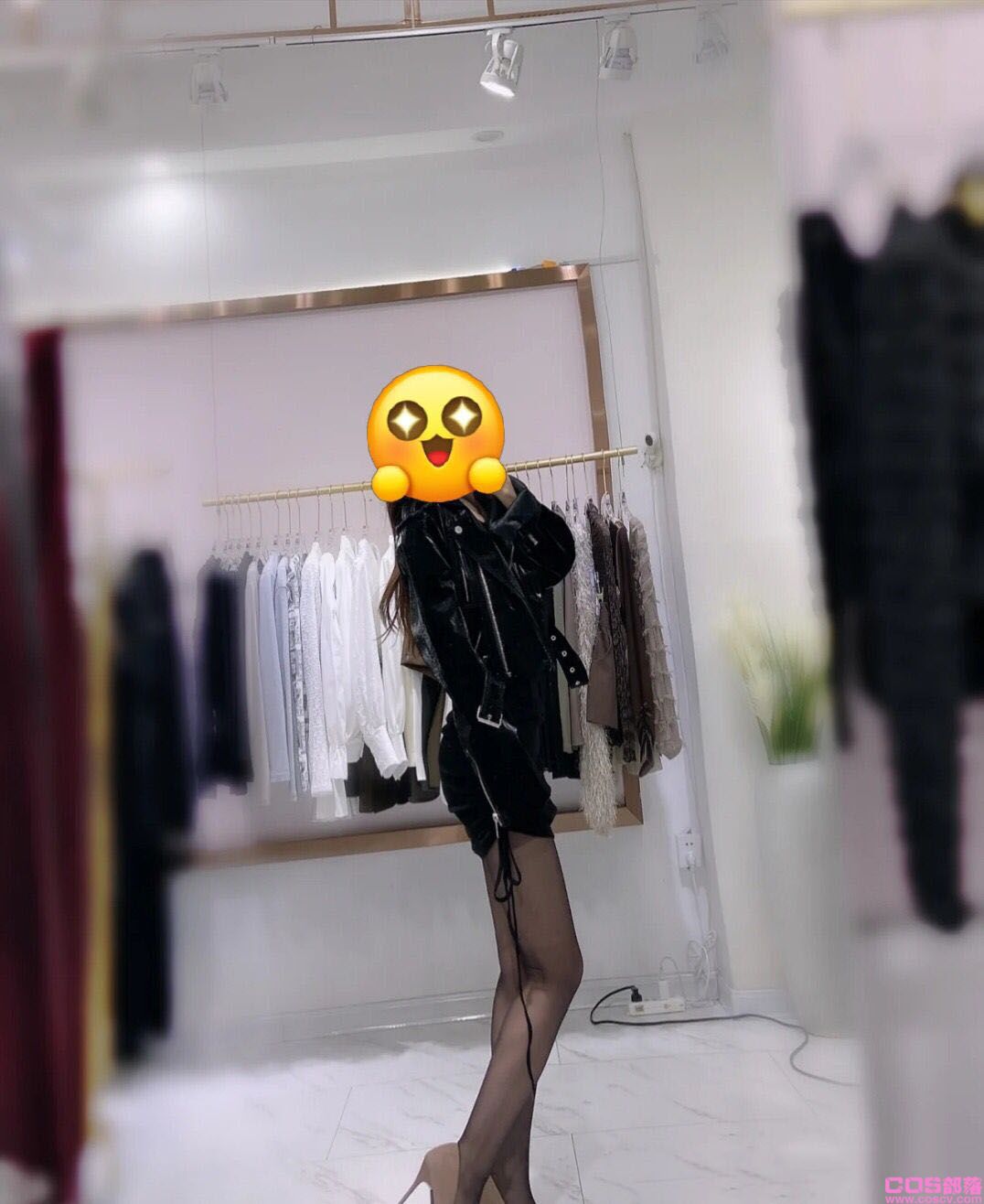 秋季新款俩件套连衣裙吊带裙和长袖外套搭配款(图4)
