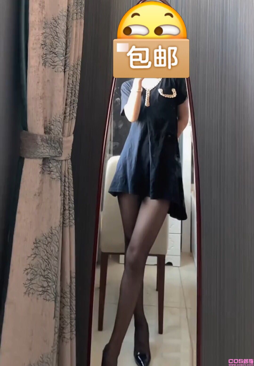 秋季新款显高洋气休闲时尚短袖连衣裙(图1)