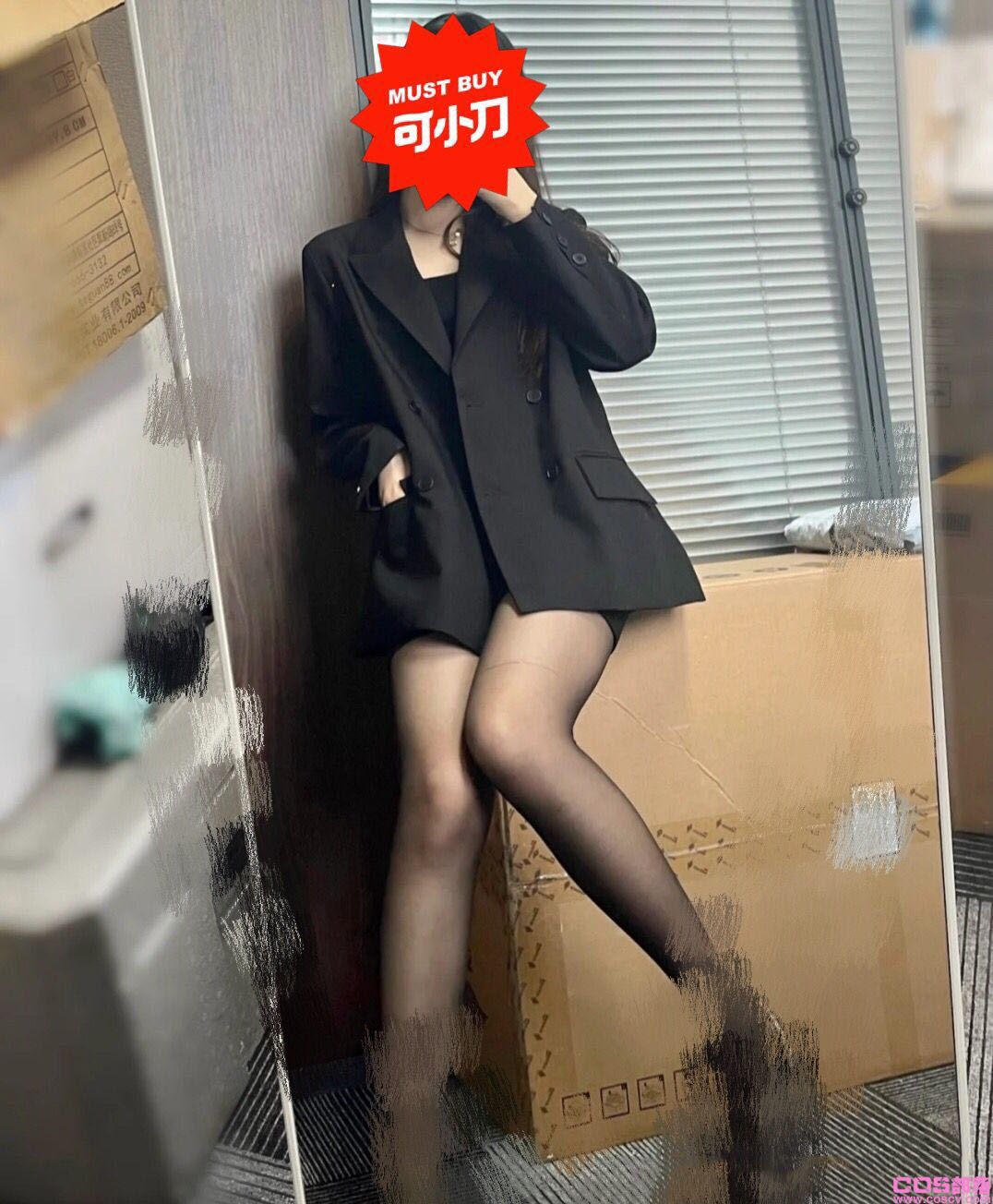 小西装外套女秋季新款休闲百搭宽松设计感小众西服上衣(图1)