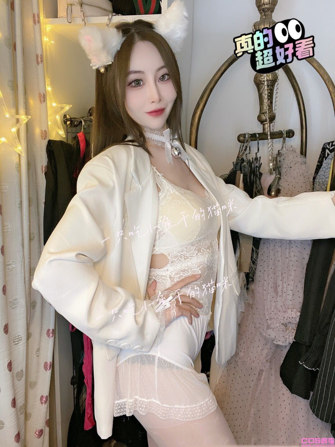 白色西服外套 韩款(图4)