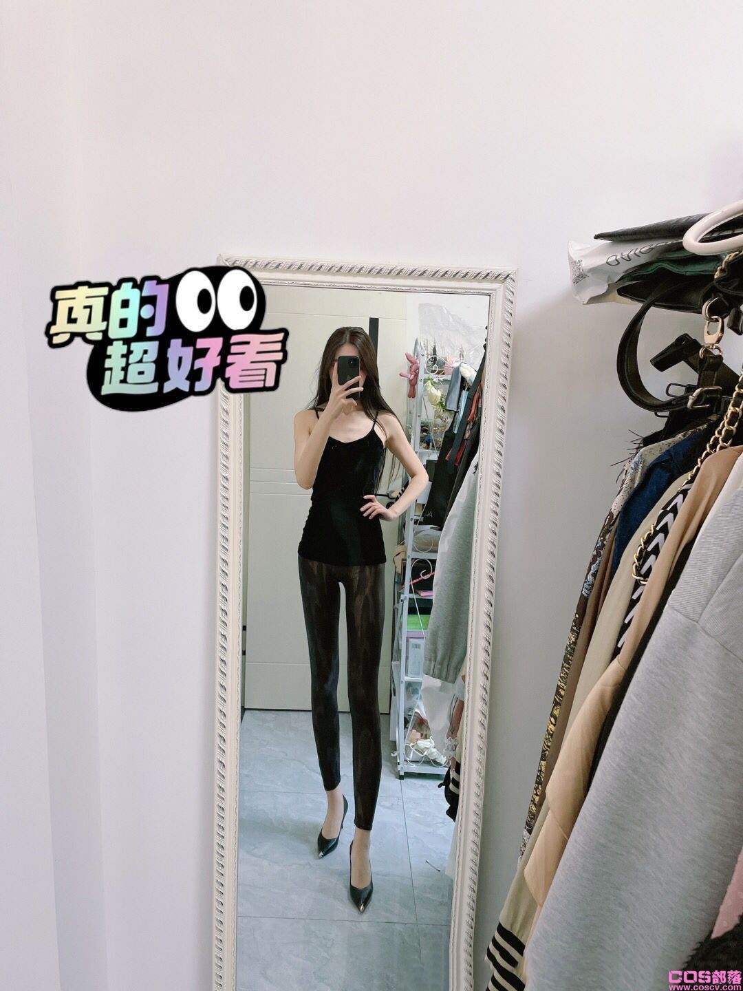 吊带背心 丝绒 和纯棉拼接(图6)