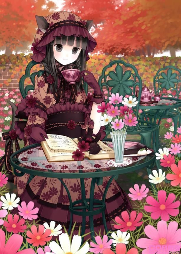 [Pixiv精选]花语是「少女的真心」。大波斯菊插画特辑(图2)