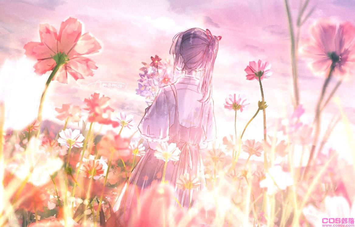 [Pixiv精选]花语是「少女的真心」。大波斯菊插画特辑(图7)
