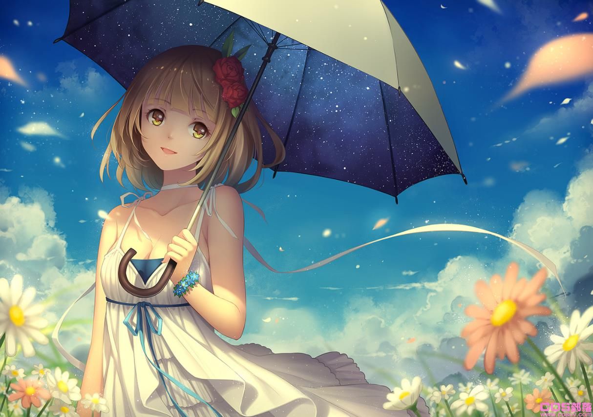 [Pixiv精选]花语是「少女的真心」。大波斯菊插画特辑(图6)