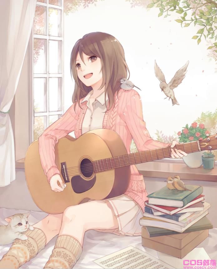 [Pixiv精选]让人暖乎乎♡针织开衫女子插画特辑(图10)