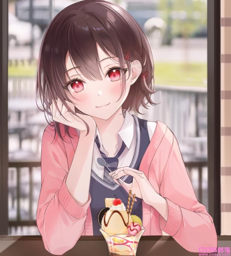 [Pixiv精选]让人暖乎乎♡针织开衫女子插画特辑(图7)
