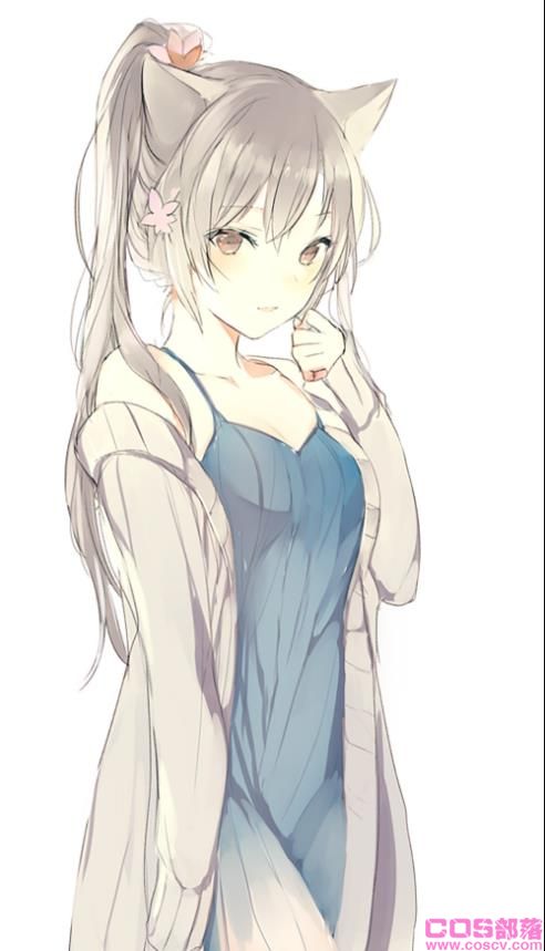 [Pixiv精选]让人暖乎乎♡针织开衫女子插画特辑(图9)