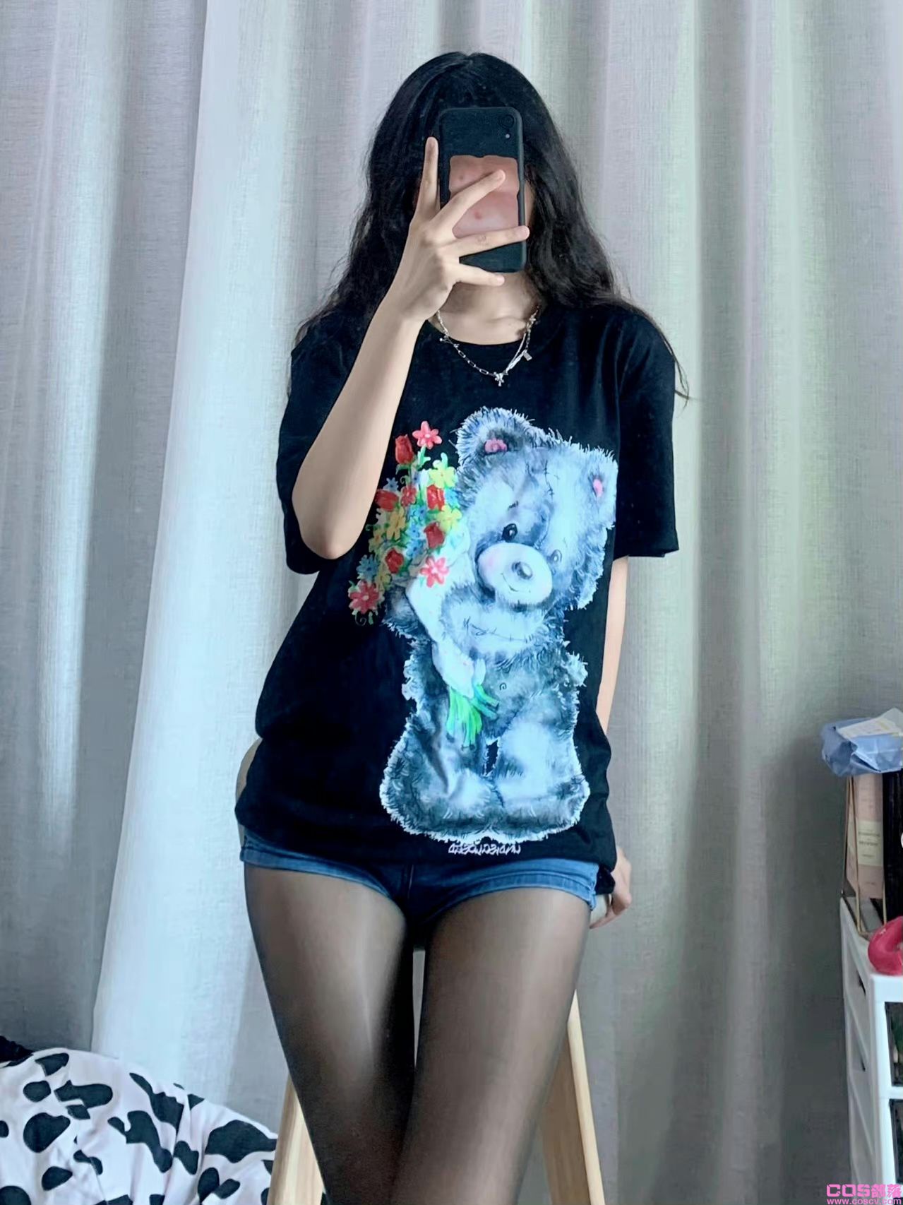 爱发朋友圈的黑丝小姐姐(图6)