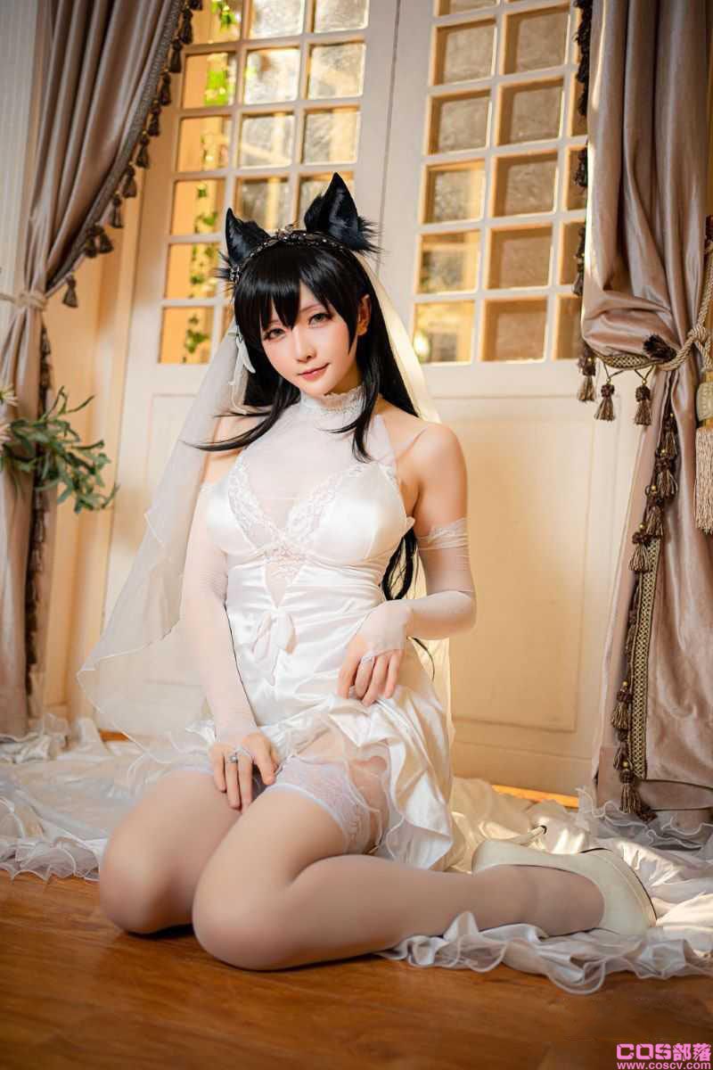 微博红人@星之迟迟 爱宕婚纱【25P/107MB】(图1)