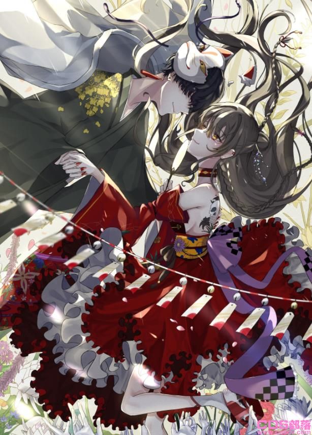 [Pixiv精选]狐狸大人驾到♪ 狐狸面具插画特辑(图14)