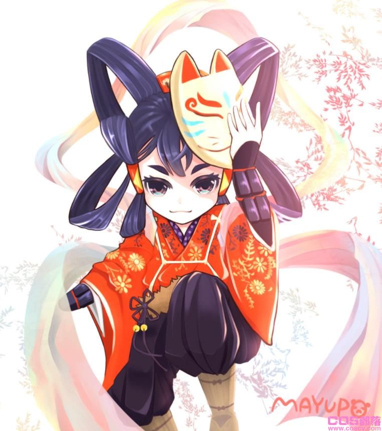 [Pixiv精选]狐狸大人驾到♪ 狐狸面具插画特辑(图9)