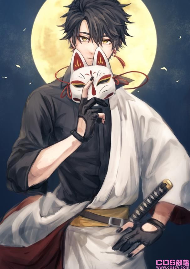 [Pixiv精选]狐狸大人驾到♪ 狐狸面具插画特辑(图7)