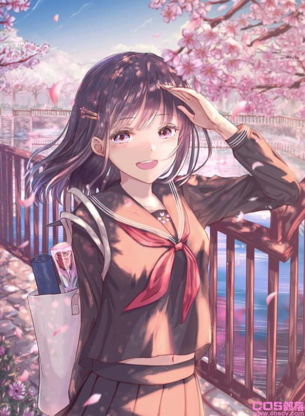 [Pixiv精选]将品味装点上身。黑色水手服插画特辑(图2)