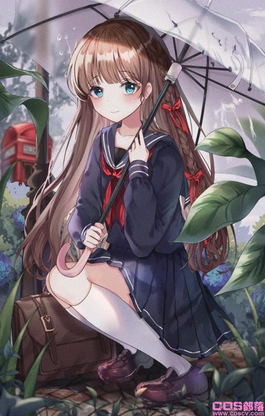 [Pixiv精选]将品味装点上身。黑色水手服插画特辑(图8)