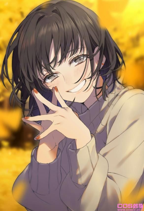 [Pixiv精选]可爱的弧度♡高领毛衣插画特辑(图2)