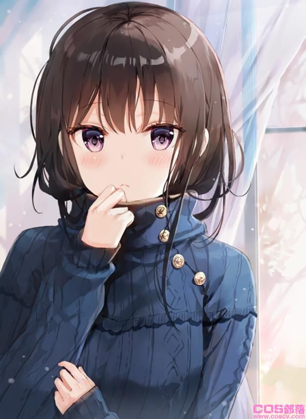 [Pixiv精选]可爱的弧度♡高领毛衣插画特辑(图8)
